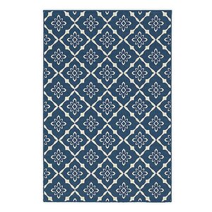 Lexington Trellis Navy Area Rug