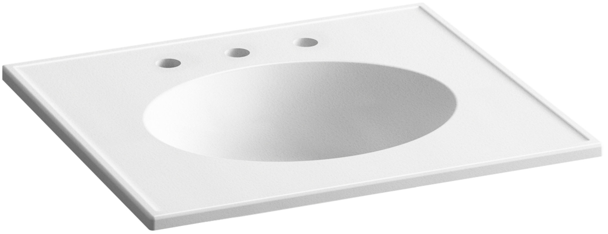 Kohler Devonshire Impressions Ceramic Rectangular DropIn Bathroom Sink