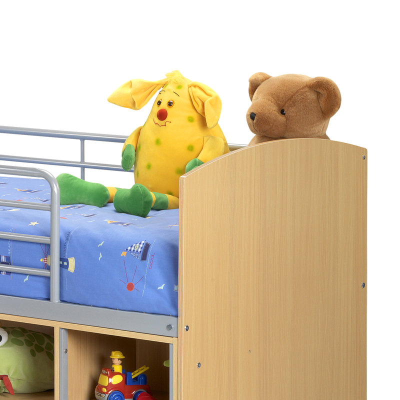 Viv + Rae Single Mid Sleeper Bed with Storage & Reviews Wayfair.co.uk