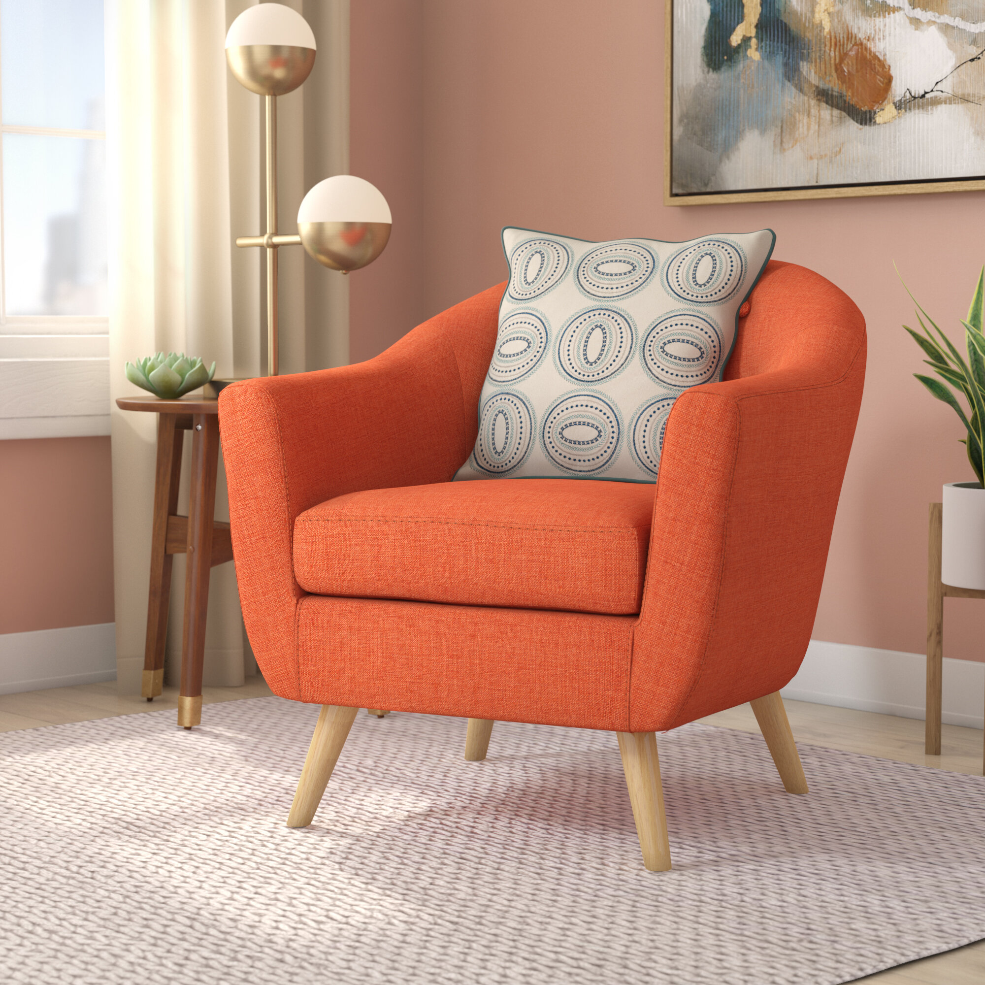 Langley Street Henley Barrel Chair Reviews Wayfair