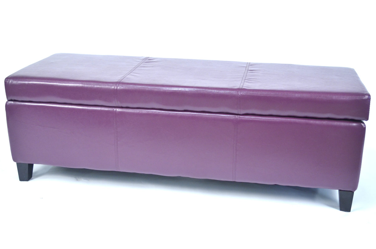 Warehouse of Tiffany Fabric Storage Bench & Reviews Wayfair