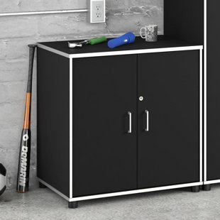 Locking Garage Storage Cabinets You Ll Love Wayfair 30 7 H X 29 W 19 D 2 Door Storage Cabinet