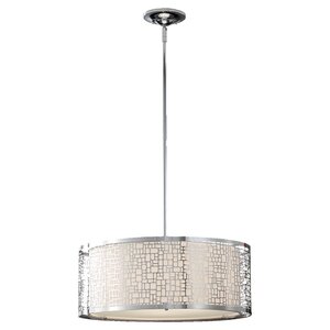 Evart 3-Light Drum Pendant