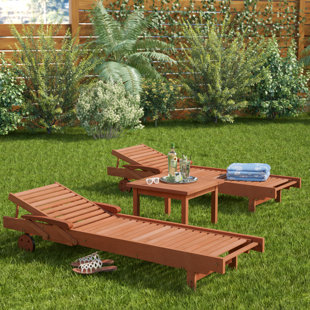 Newbury Patio 3 Piece Single Reclining Chaise Lounge review