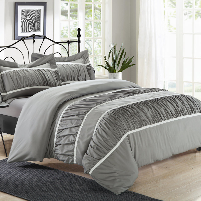 Chic Home Betsy 3 Piece Duvet Cover Set Reviews Wayfair Betsy 3 Piece Duvet Cover Set