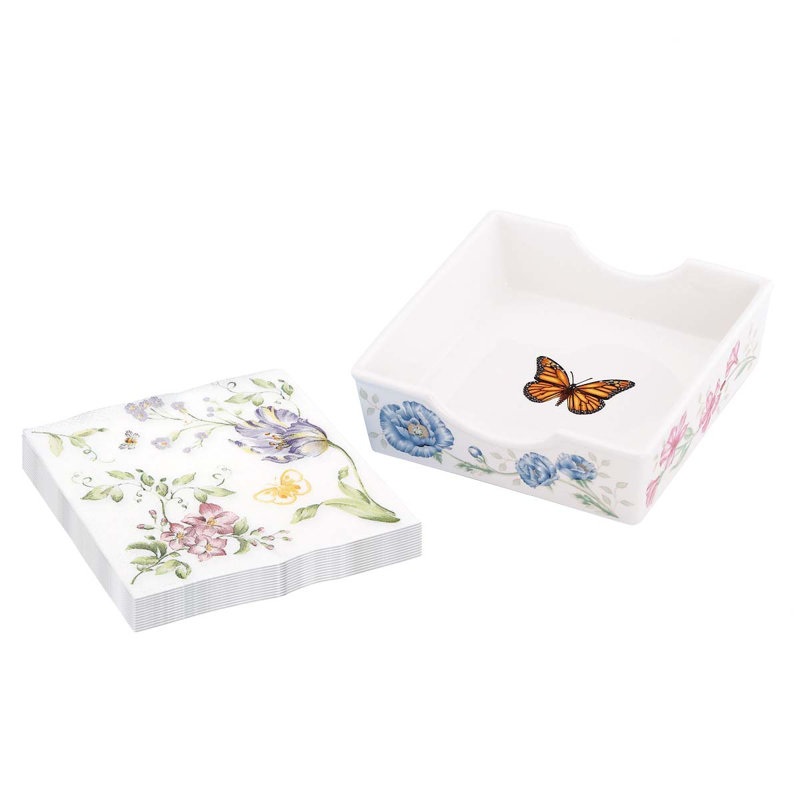 Lenox Butterfly Meadow Flat Napkin Holder & Reviews Wayfair
