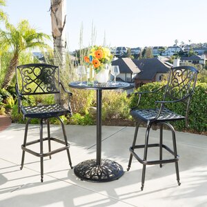 Wynn 3 Piece Bar Height Dining Set