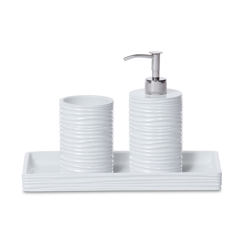 Roi By The Sea 3 Piece Bathroom Accessory Set Wayfair By The Sea 3 Piece Bathroom Accessory Set