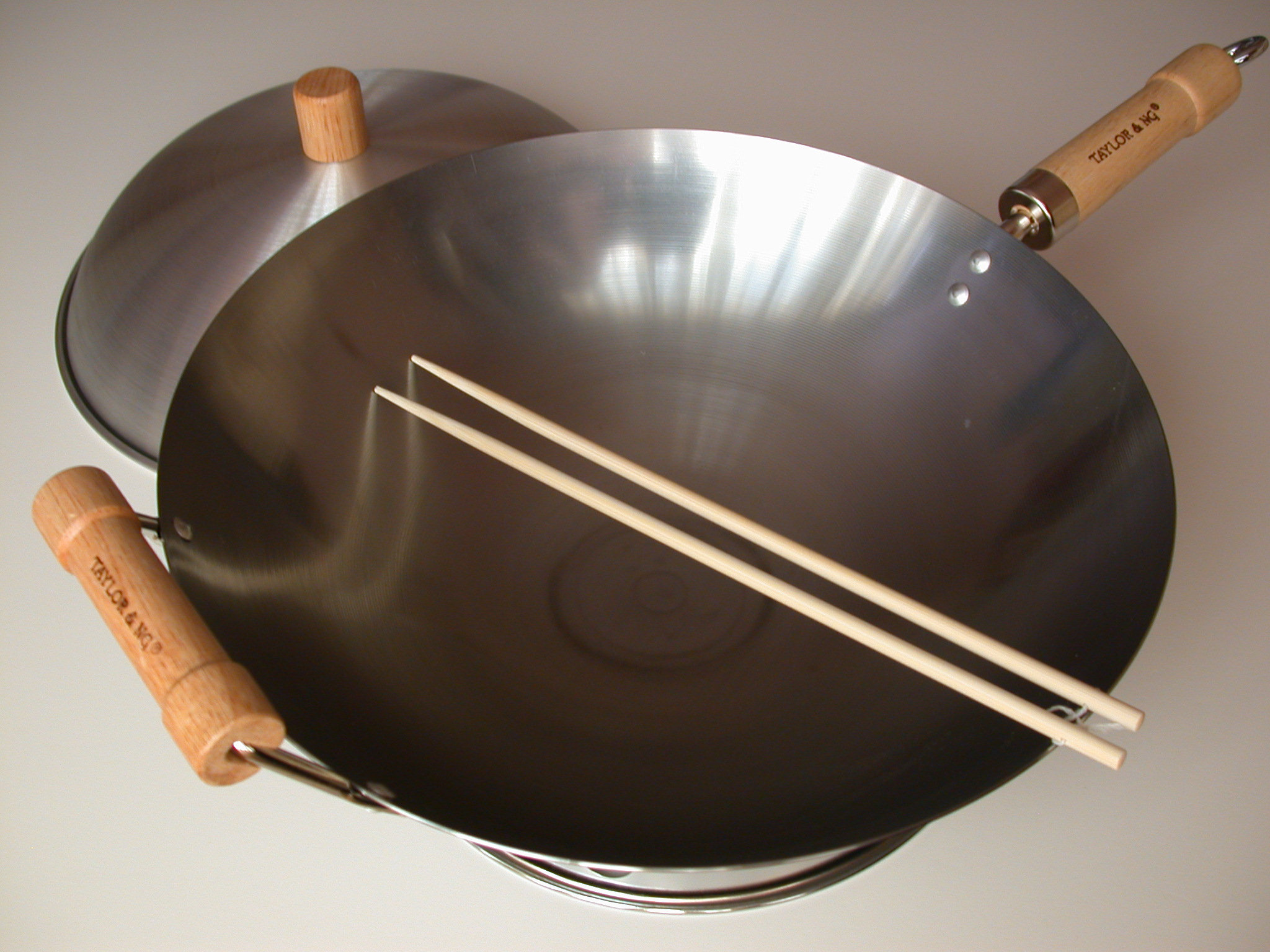 Taylor Ng 4 Piece 14 Round Bottom Wok Set Reviews Wayfair