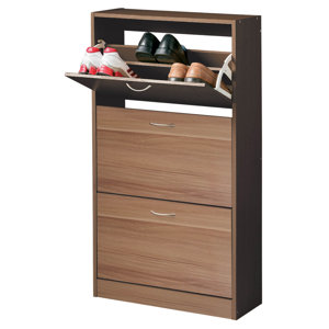 Schuhschrank in Nussbaum von All Home