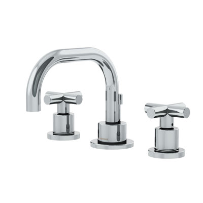 Symmons Dia Widespread Standard Bathroom Faucet Double Cross Handle Dia Low Spout Widespread Standard Bathroom Faucet Double Cross Handle