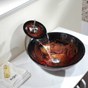 Lava Circular Vessel Bathroom Sink