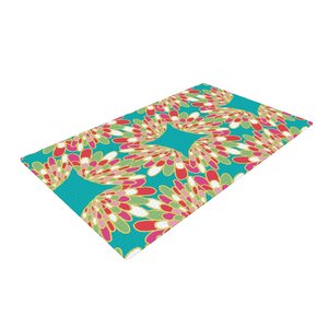 Miranda Mol Wings Green/Teal Area Rug