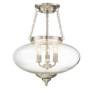 Fortunat 3-Light Semi Flush Mount