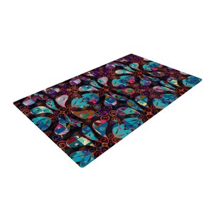 Suzanne Carter Pattern Abstract Purple/Blue Area Rug