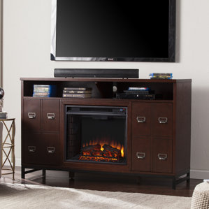 Yadhu Media Stand Electric Fireplace by Gracie Oaks