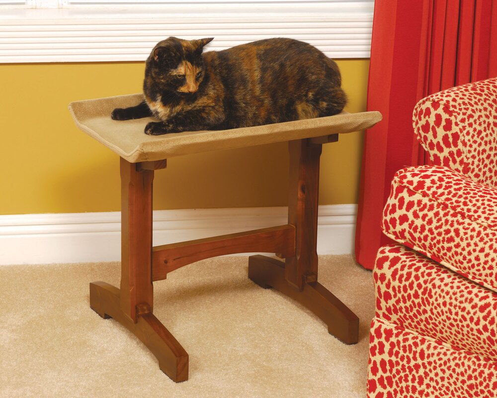 Mr. Herzher's 19" Single Seat Wooden Cat Perch & Reviews Wayfair