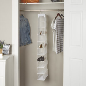 Wayfair Basics 10 Compartment Plastic Hanging Shoe Organizer