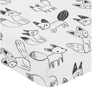 Fox Fitted Crib Sheet