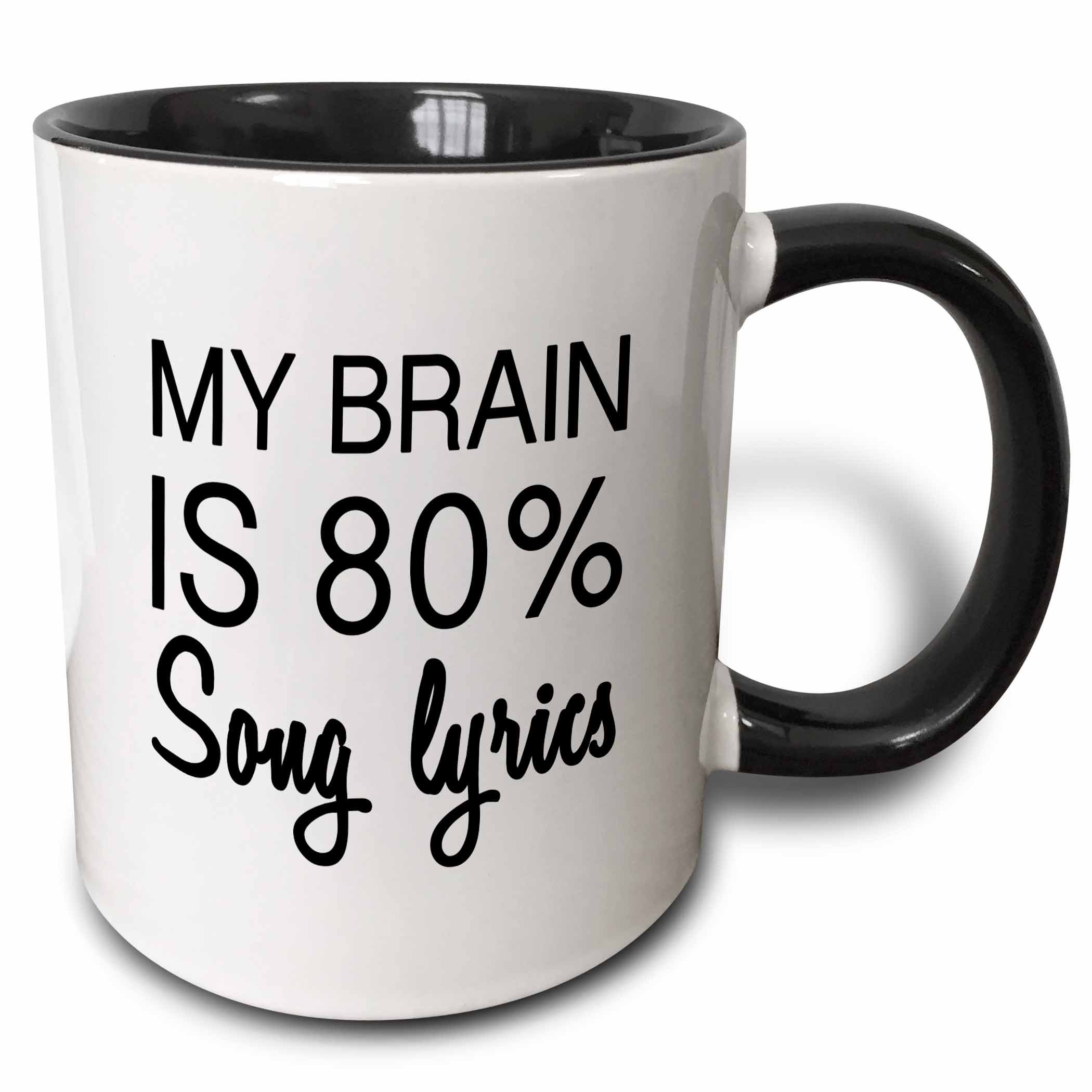 80 Percent Song Is My Brain Urban Coffee MugWayfair Lyrics East Home OuTkPiXZ