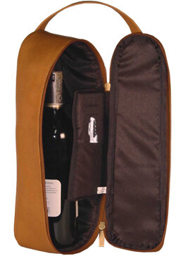 David King Single Travel Wine Bottle Carrier & Reviews | Wayfair