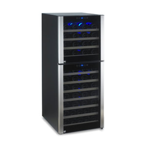 73 Bottle Evolution Dual Zone Freestanding Wine Cooler by Wine Enthusiast