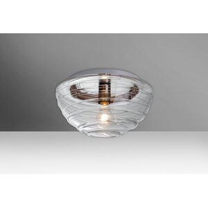 Wave 1-Light Outdoor Flush Mount