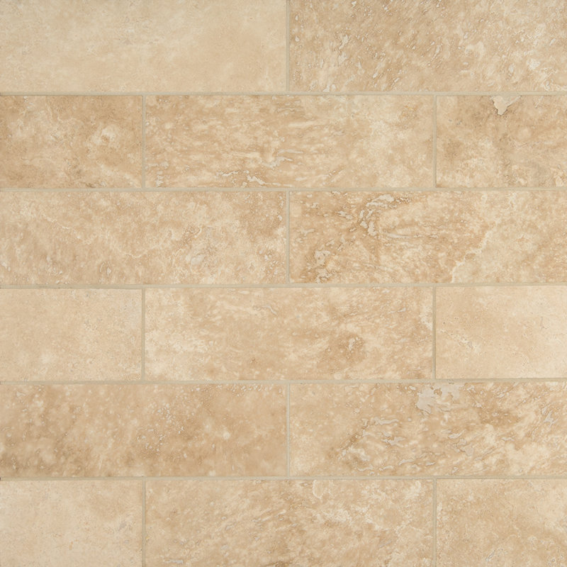 Msi Travertine 4 X 12 Tile In Durango Cream Reviews Wayfair Travertine 4 X 12 Tile In Durango Cream