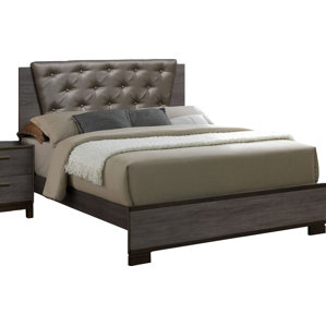 Kian Upholstered Panel Bed by Williston Forge