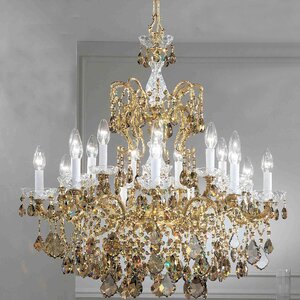 Madrid Imperial 18-Light Crystal Chandelier