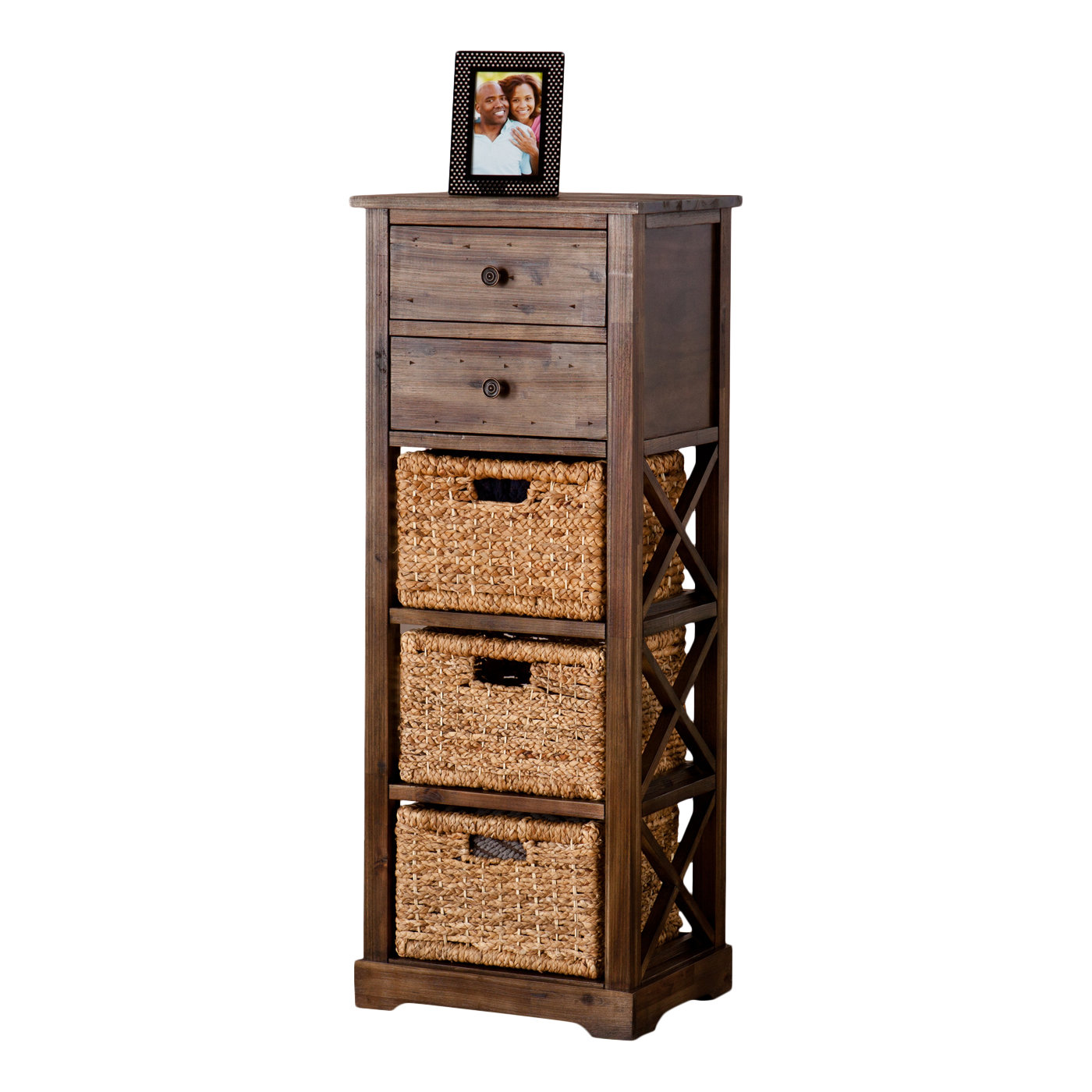 Bay Isle Home Stimson 2 Drawer Storage Chest 3 Basket Tower Bay Isle Home Stimson 2 Drawer Storage Chest 3 Basket Tower Reviews Wayfair