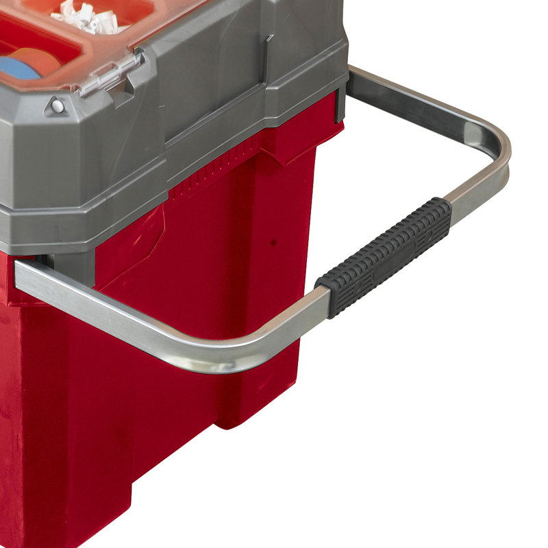 Keter New Masterloader Plastic Portable Rolling Organizer Tool Box