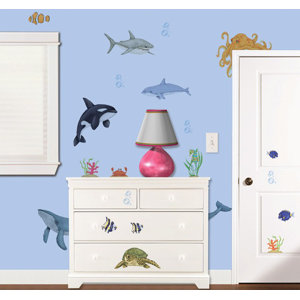 Under the Water Super Jumbo Appliquu00e9 Wall Decal