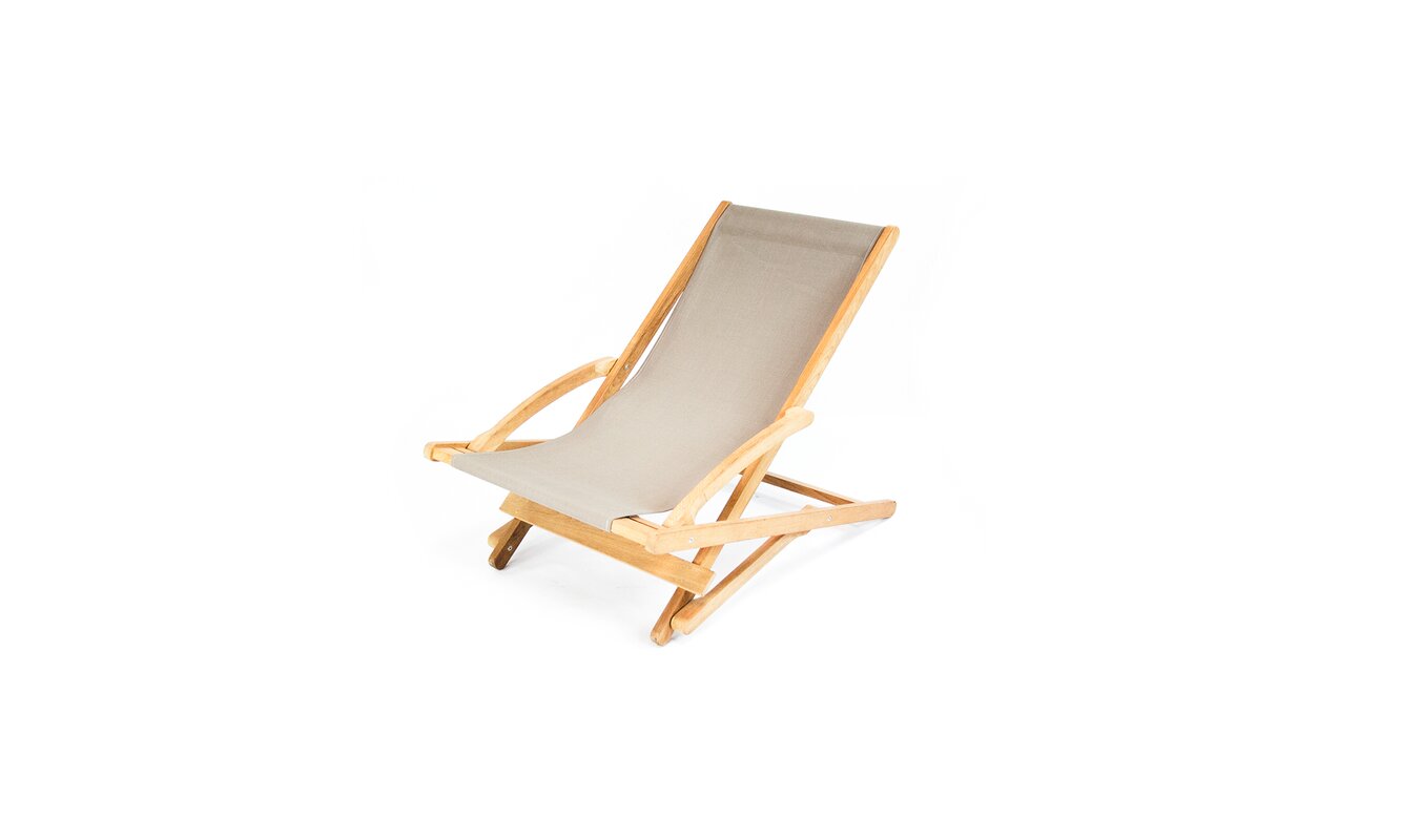 HiTeak Furniture Relax Folding Beach Chair & Reviews | Wayfair