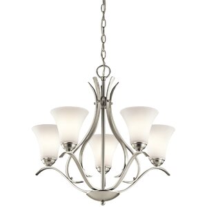 Bourne 5-Light Shaded Chandelier