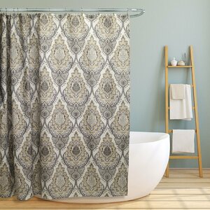 Rylance Floral Damask Shower Curtain