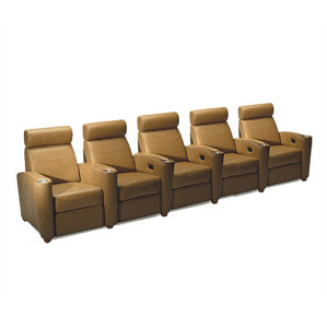 Diplomat Home Theater Lounger (Row of 5) by Bass