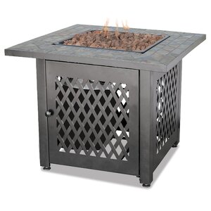 Uniflame Slate LP Gas Outdoor Fire Pit Table