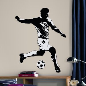 Studio Designs 6 Piece Soccer Player Wall Decal