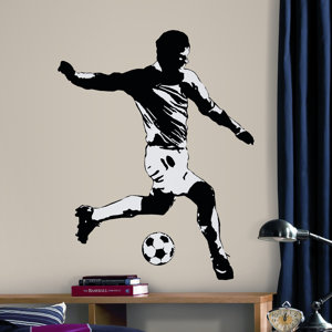 Studio Designs 6 Piece Soccer Player Wall Decal