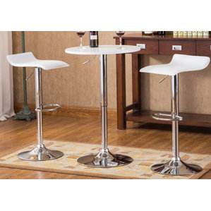 Baxton 3 Piece Pub Table Set by Roundhill Furniture