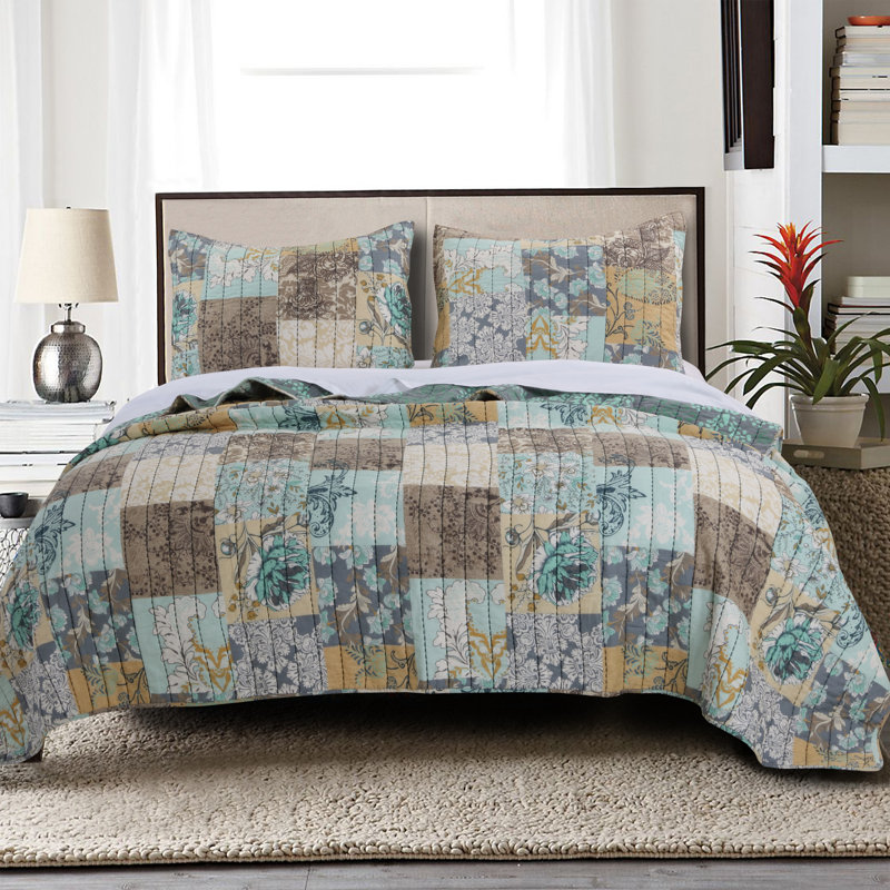Greenland Home Fashions Elle Reversible Quilt Set & Reviews Wayfair