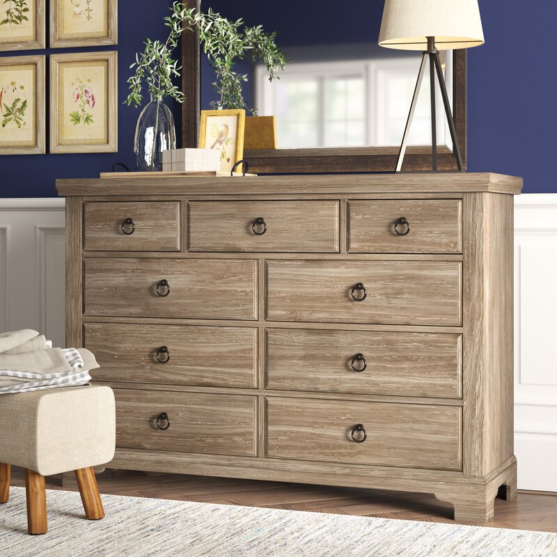 Birch Lane™ Heritage Calila 9 Drawer Dresser & Reviews | Wayfair