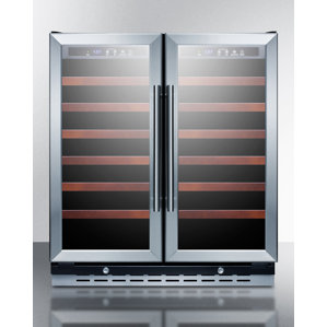Summit 30-inch 66 Bottle Dual Zone Built-In Wine Cooler by Summit Appliance