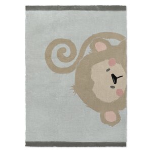 Monkey Brown/Green Area Rug