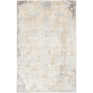 Rodericks Hand-Knotted Beige Wool Area Rug