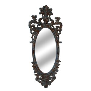 Antique Wash Oval Mirror