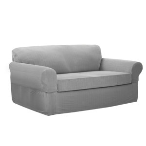 Connor Stretch Box Cushion Loveseat Slipcover