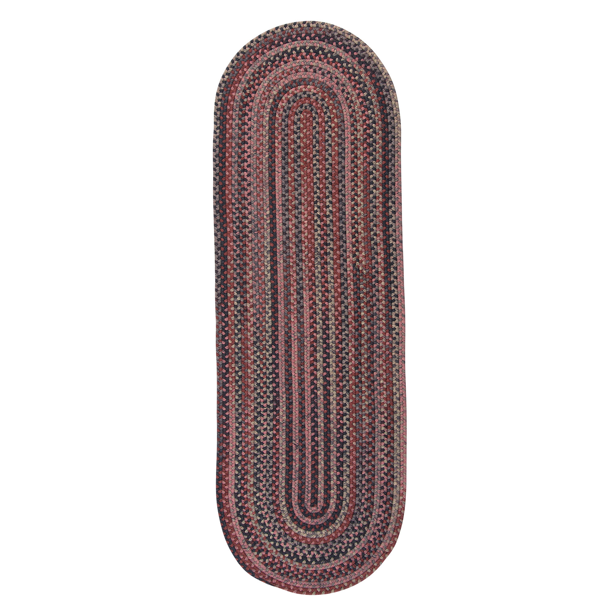 August Grove Nala Hand Braided Wool Red Area Rug Wayfair