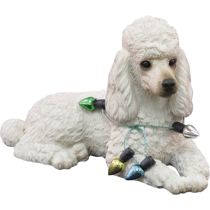 Sandicast Lying Poodle Christmas Ornament & Reviews | Wayfair